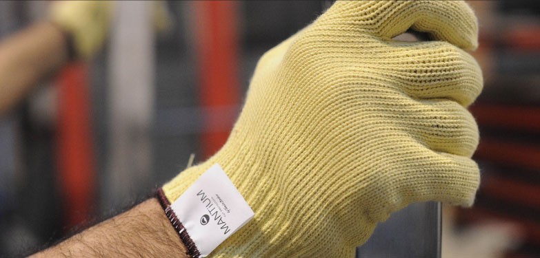Protective gloves cut-cotton lining